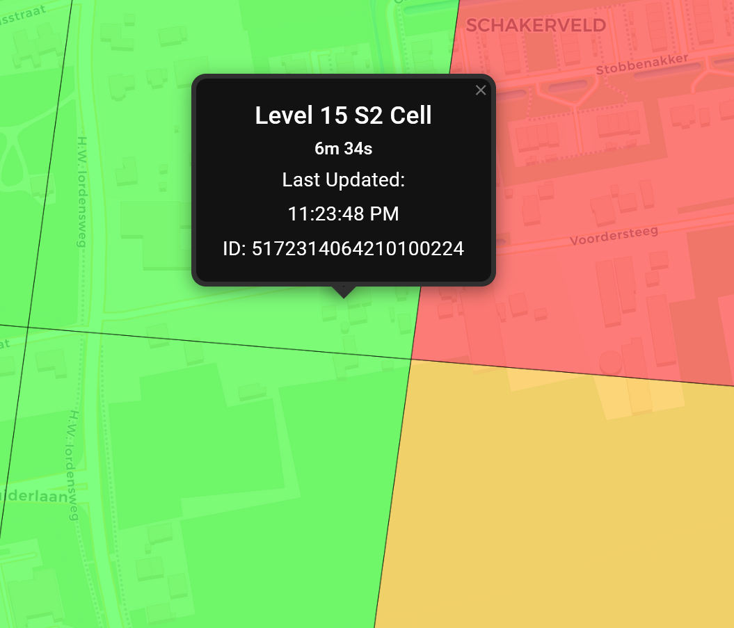 S2 Cell Information